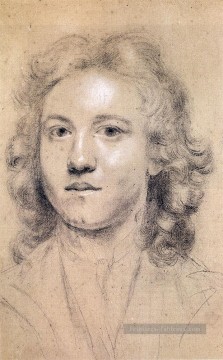  Artist Tableaux - Portrait de l’artiste âgé de dix sept ans Joshua Reynolds